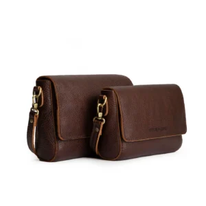 Classy Leather Bags Leather Crossbody Bag – Brown