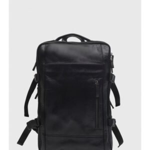 Classy Leather Bags Leather Travel Backpack – Black