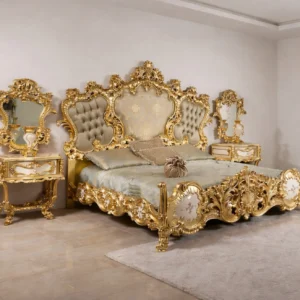 Wooden Handmade Luxury Carved Bed