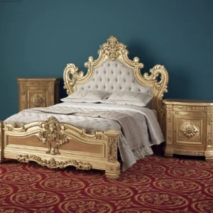Wooden Luxury Royal Bed for Bedroom