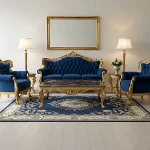 Wooden Royal Sofa Set Design for Home